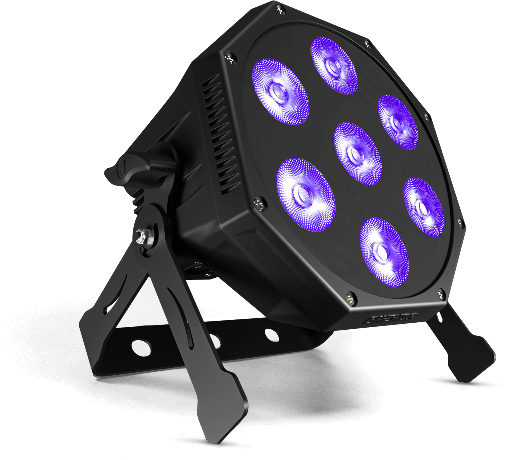 Серия светодиодных прожекторов GlamoPar 5x12 Вт / 7x12 Вт 6in1 смешивание цветов с интеллектуальным контролем температуры