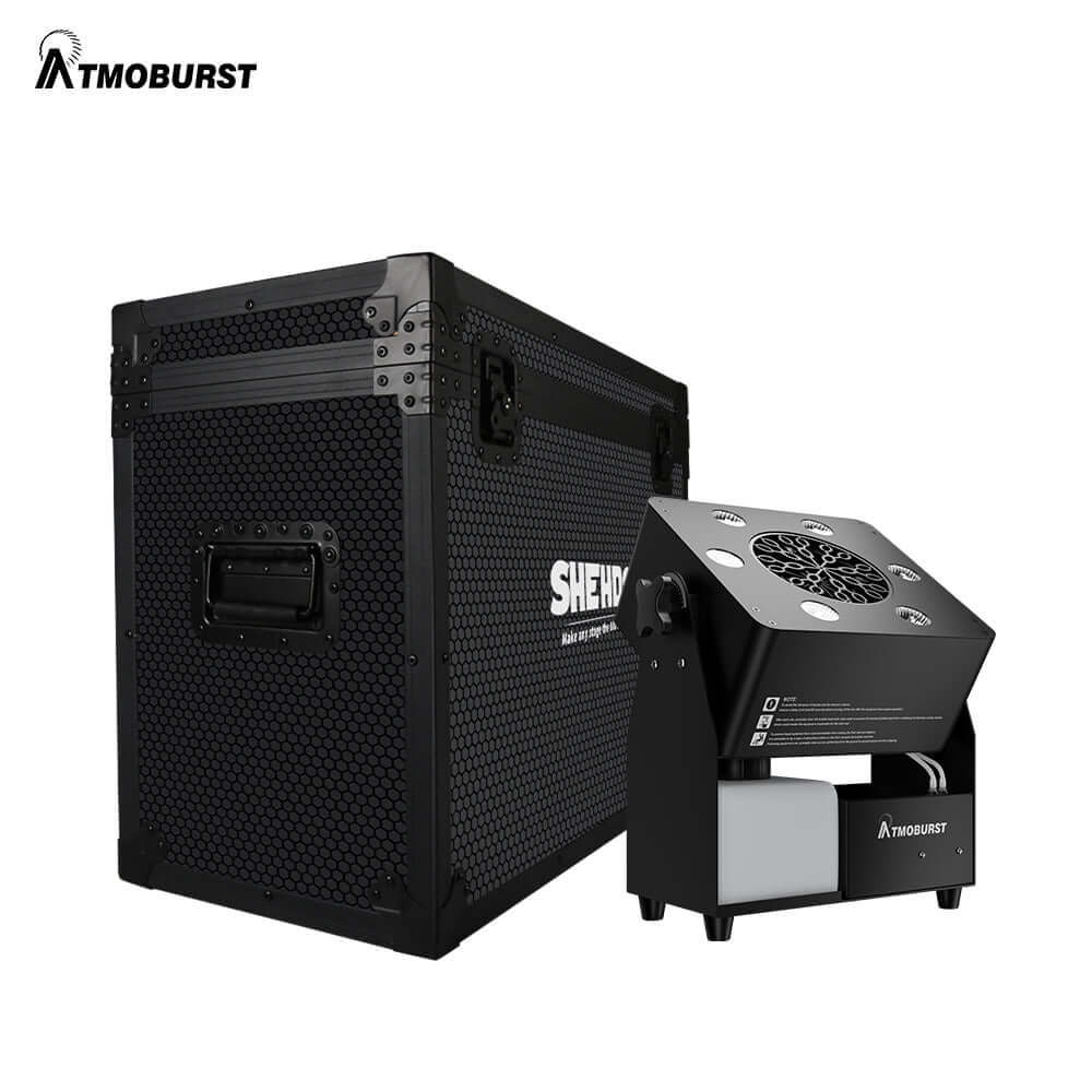 SHEHDS Пузырьковая машина ATMOBURST 90 Вт со светодиодным эффектом 6x4 Вт RGBW