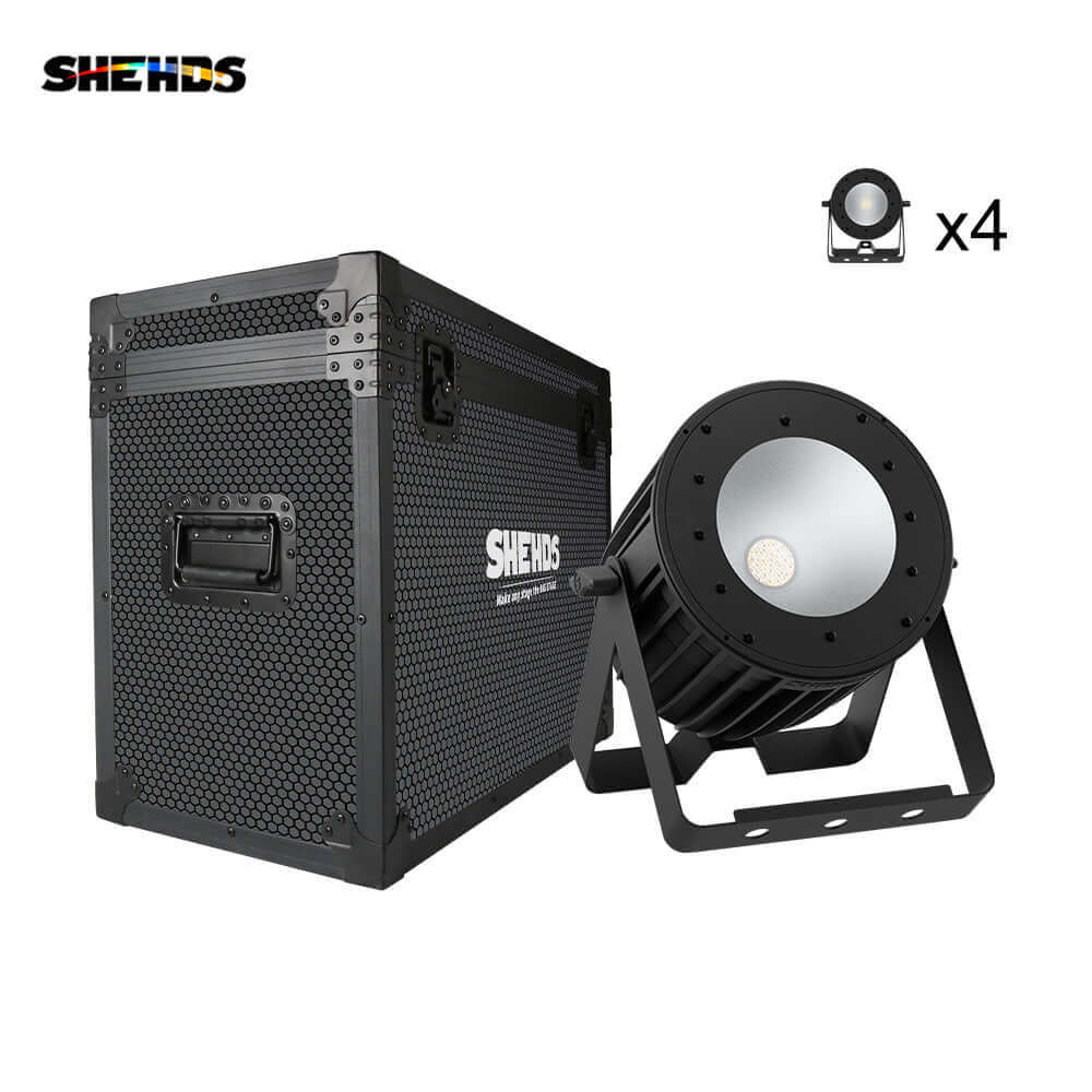 SHEHDS Светодиодный COB-свет 200 Вт RGBACL 6in1 сценический алюминиевый сплав с голосовым управлением