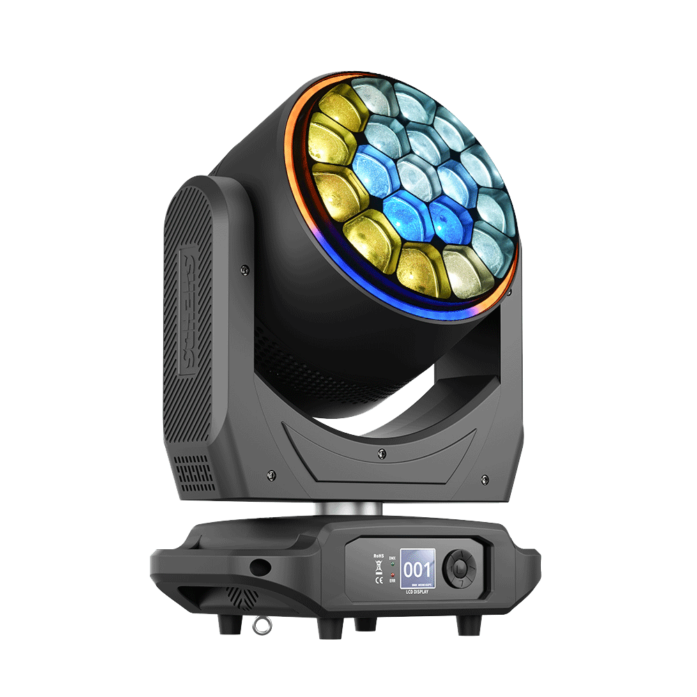 JMS WEBB Светодиодный RGBW 4in1 Bee Eye подвесной прожектор 19x40 Вт зум и Beam и Wash