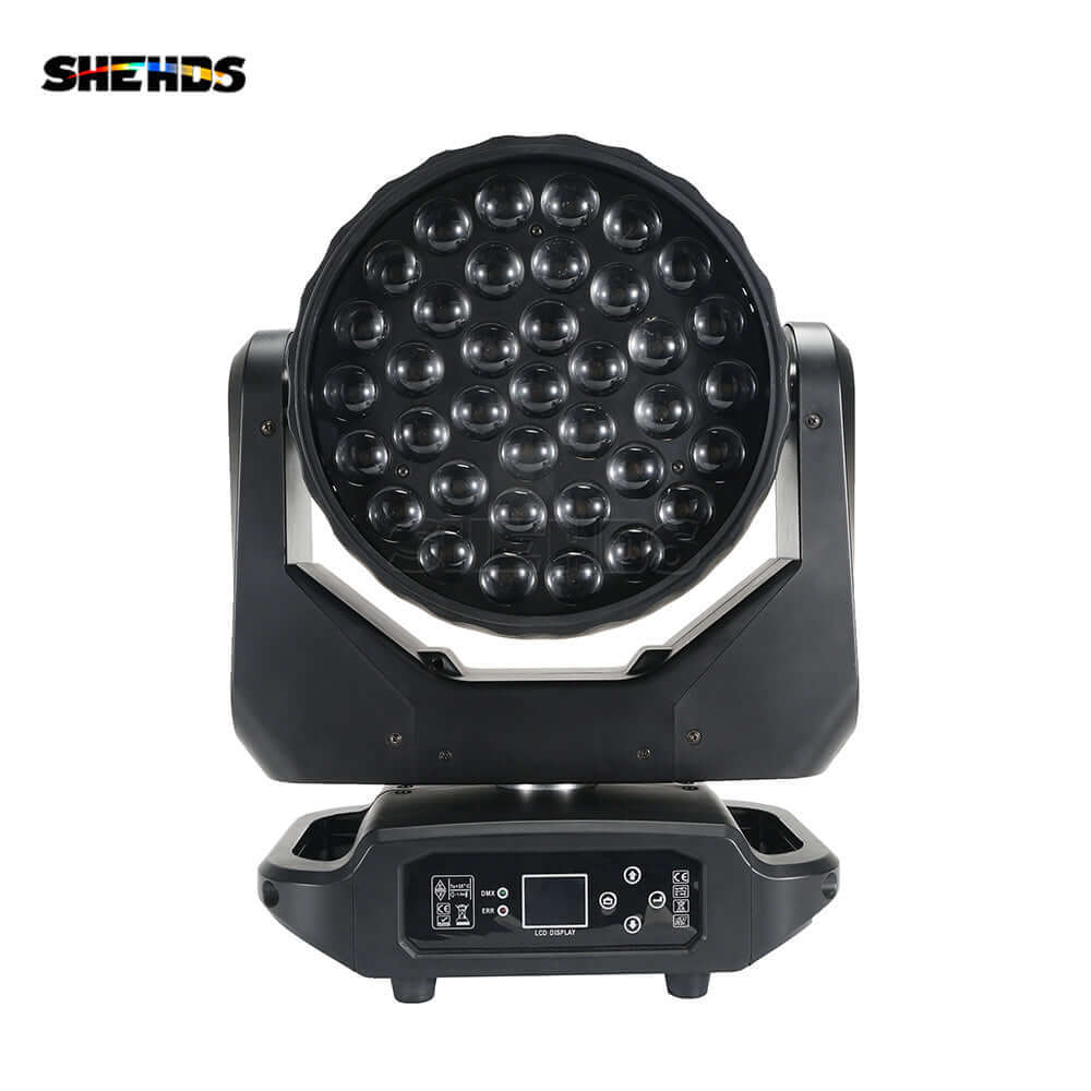 SHEHDS Мини светодиодный Wash подвесной прожектор 37x15 Вт RGBW с эффектом зума