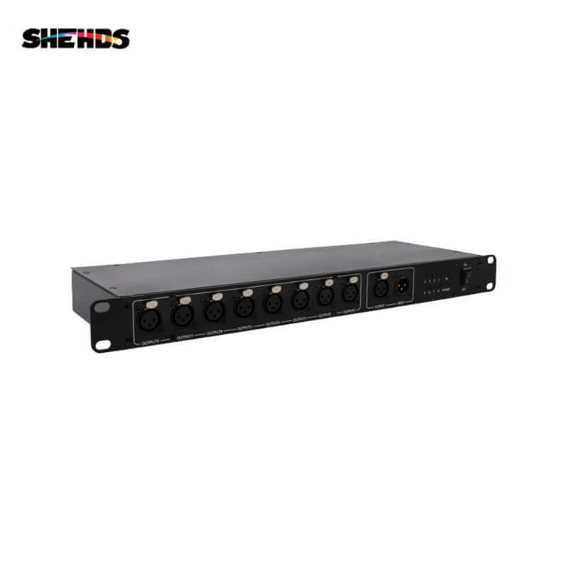 RDM распределитель 8-канальный для сценического освещения DMX512