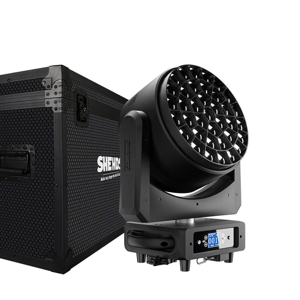 JMS WEBB Светодиодный подвесной прожектор Ultra Wash Big Bees Eyes 37x25 Вт и 40 Вт RGBW | ультра-тихий | широкий угол | DMX512 | для театра, сцены, мероприятий, свадеб