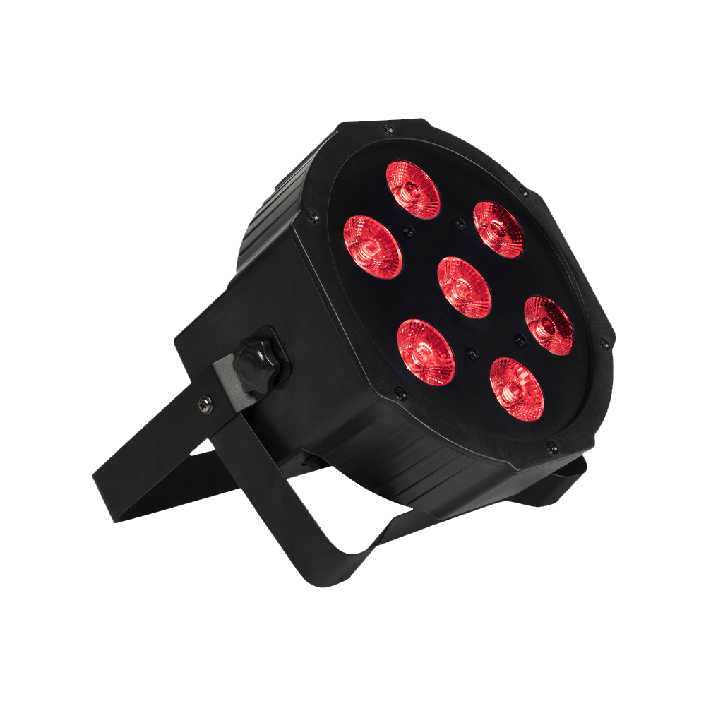 SHEHDS Тихий тонкий светодиодный Par-свет 7x18 Вт RGBWA+UV