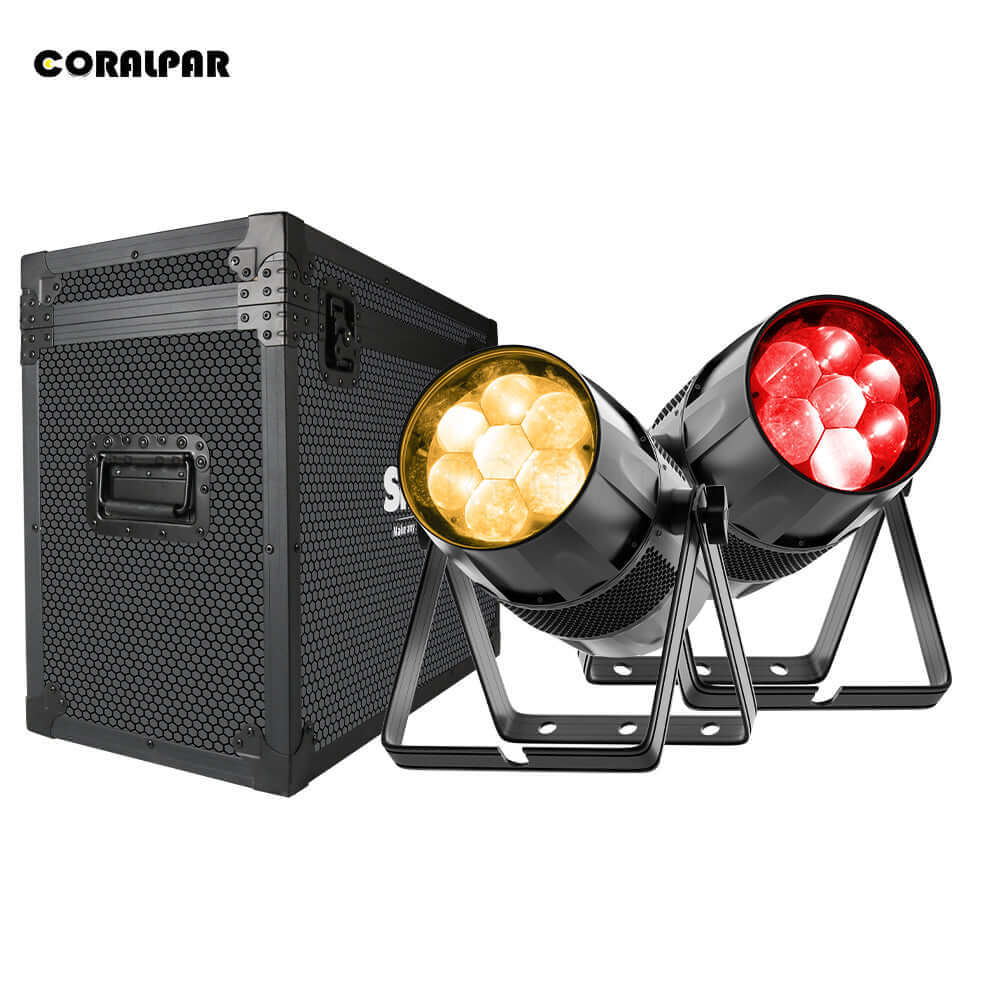 CORALPAR IP65 Водонепроницаемый светодиодный зум и Wash Bee Eye Par-свет 7x40 Вт RGBW 4in1