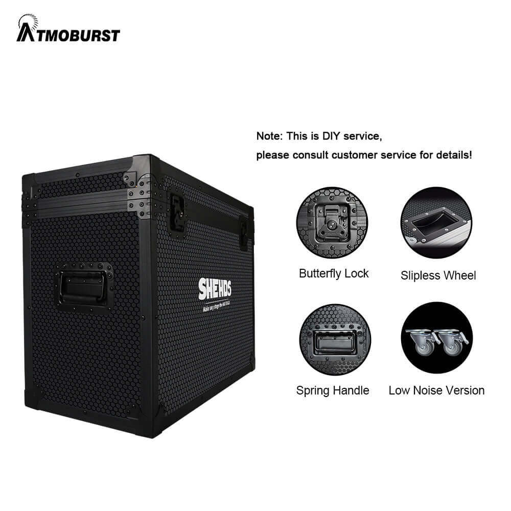 SHEHDS Пузырьковая машина ATMOBURST 90 Вт со светодиодным эффектом 6x4 Вт RGBW