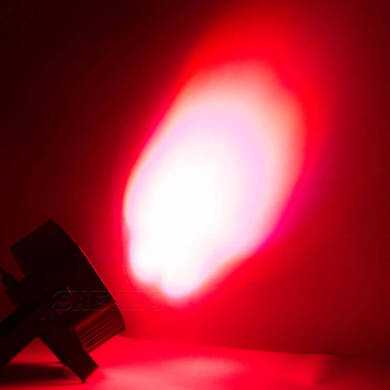 SHEHDS Тихий тонкий светодиодный Par-свет 7x18 Вт RGBWA+UV