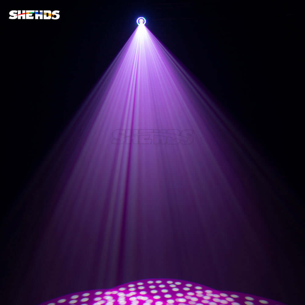 SHEHDS Светодиодный подвесной прожектор Gobo 100 Вт 6 призм с светодиодным кольцом и ЖК-дисплеем