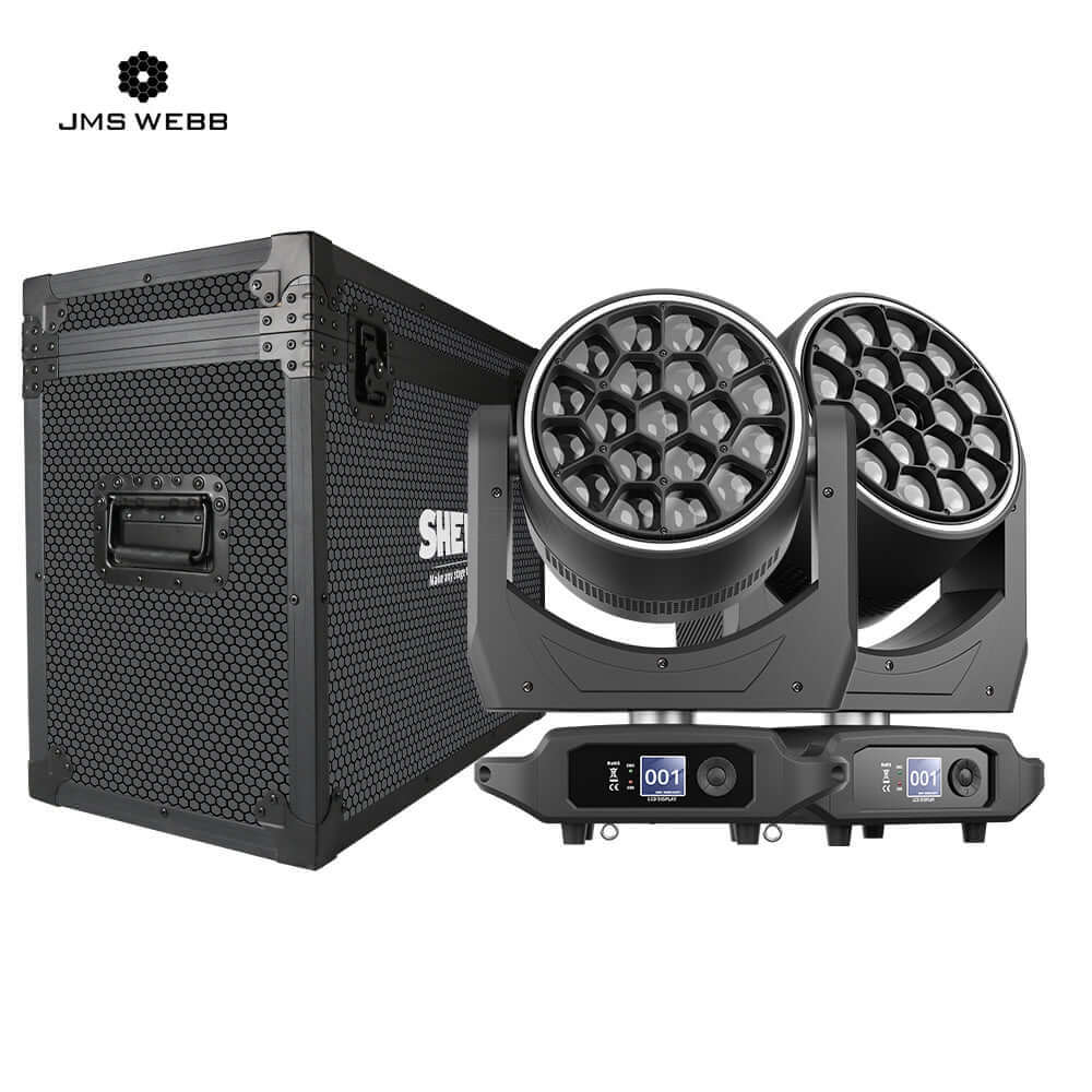 JMS WEBB Светодиодный RGBW 4in1 Bee Eye подвесной прожектор 19x40 Вт зум и Beam и Wash