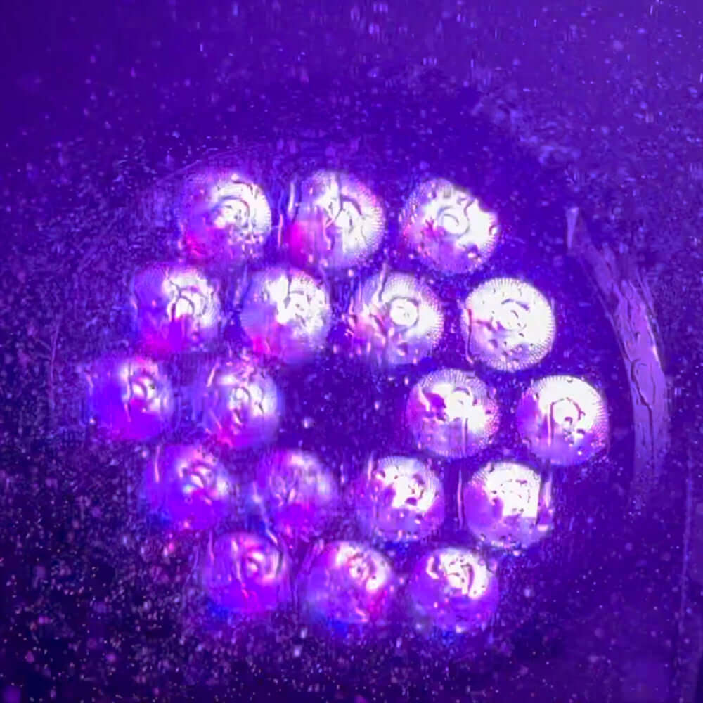 CORALPAR Водонепроницаемый плоский светодиодный Par-свет 18x12 Вт RGBWA+UV алюминиевый сплав