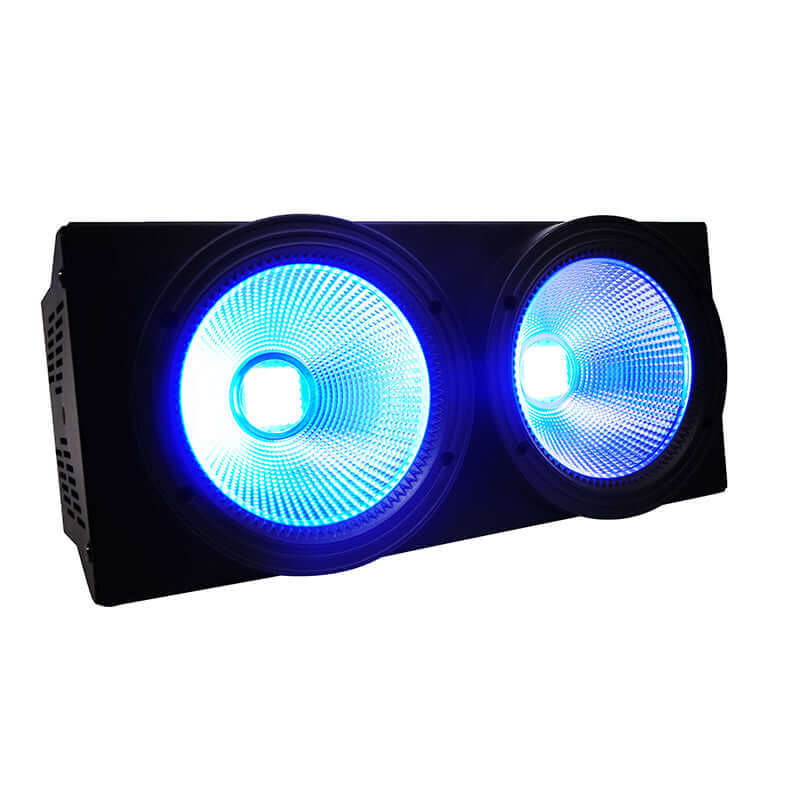 SHEHDS COB Blinder 2 глаза светодиодный 2x100 Вт RGBWA+UV 6in1 Par-свет