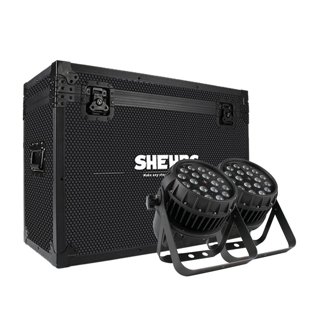 SHEHDS IP65 Водонепроницаемый светодиодный Par-свет зум 18x18 Вт 6in1 RGBWA+UV
