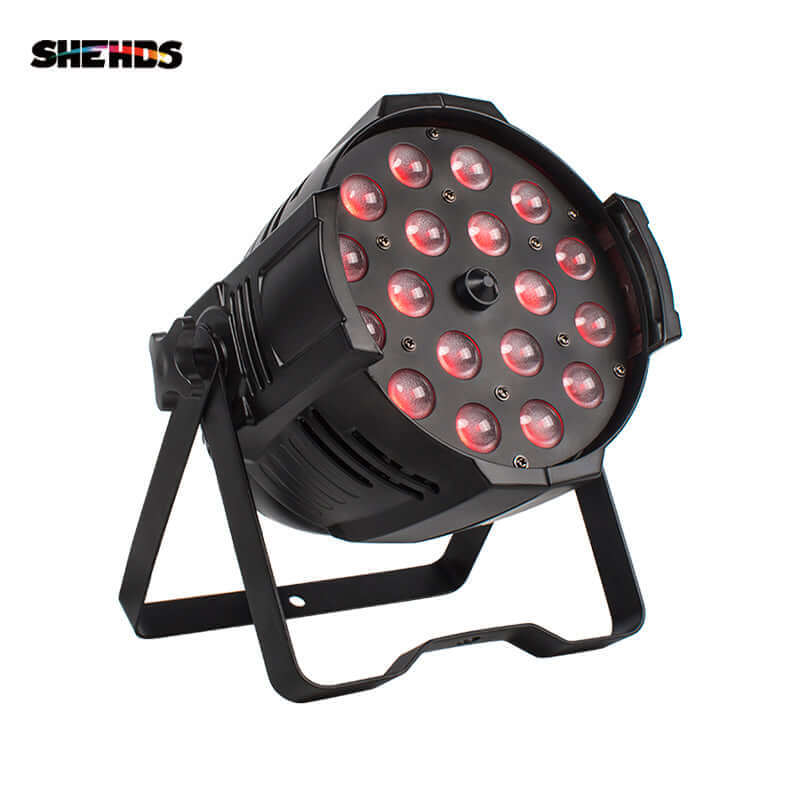 SHEHDS Новая версия светодиодного Par-света зум и Wash 18x18 Вт RGBWA UV 6in1 большой алюминиевый сплав