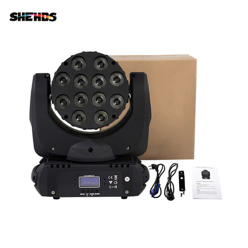 SHEHDS Светодиодный подвесной прожектор Beam 12x12 Вт RGBW DMX512