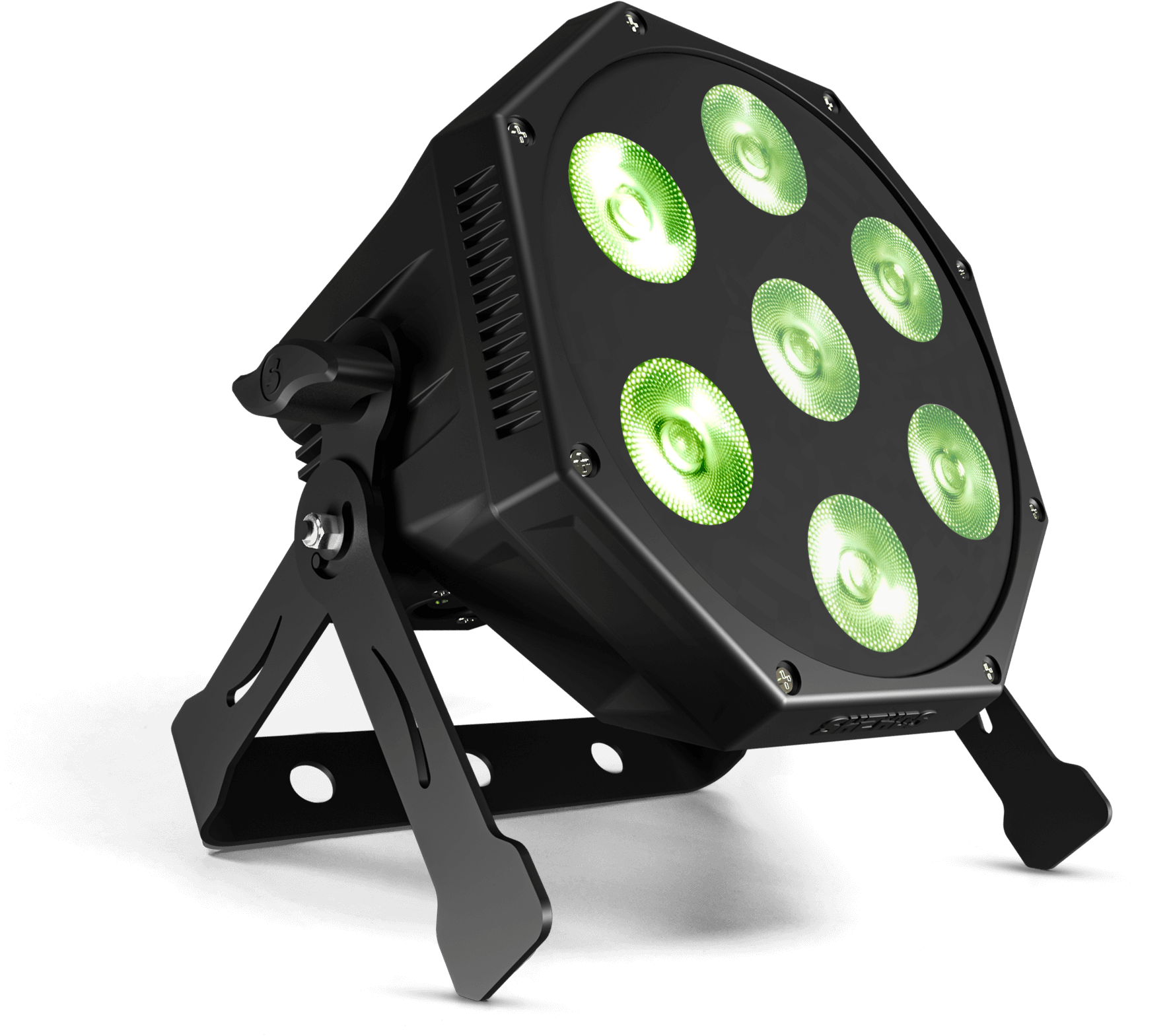 Серия светодиодных прожекторов GlamoPar 5x12 Вт / 7x12 Вт 6in1 смешивание цветов с интеллектуальным контролем температуры