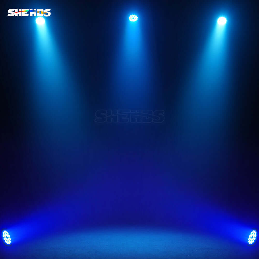 SHEHDS Новая версия светодиодного Par-света 18x18 Вт RGBWA+UV 6in1 большой алюминиевый сплав