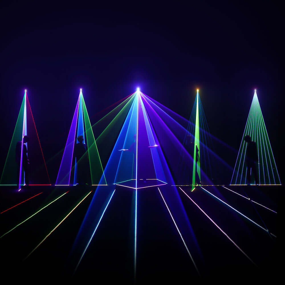 Constellaser Управляемый через приложение водонепроницаемый лазерный свет анимации 6 Вт RGB, аккумуляторный, цельный корпус