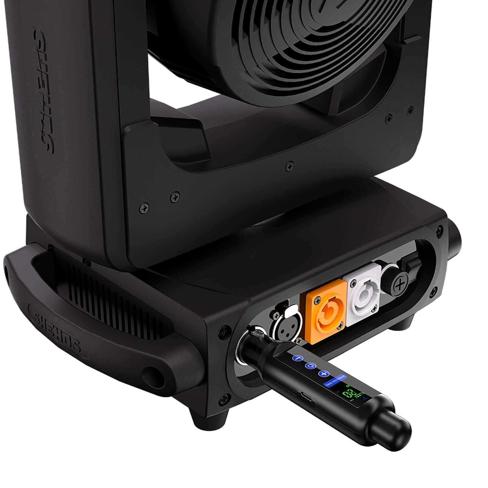 Беспроводной передатчик и приёмник DMX 512 2.4G с аккумулятором и OLED-сенсором для сценического света