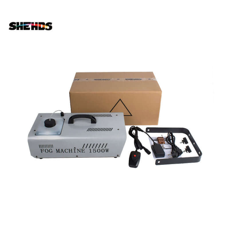SHEHDS Дымовая машина 1500 Вт с пультом, проводом и DMX512
