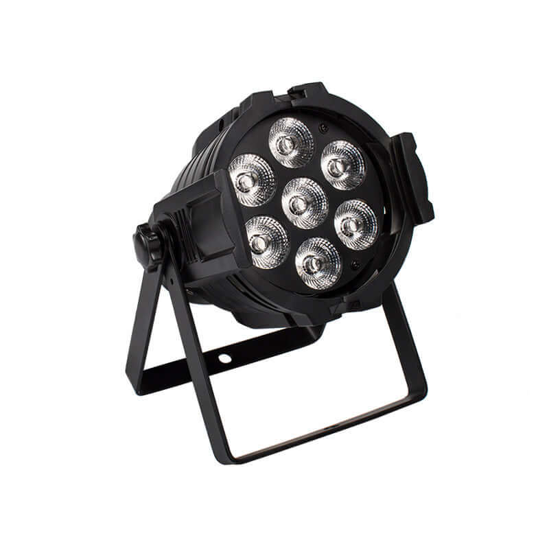 SHEHDS Мини светодиодный Par-свет 7x18 Вт 6in1 RGBWA+UV алюминиевый сплав