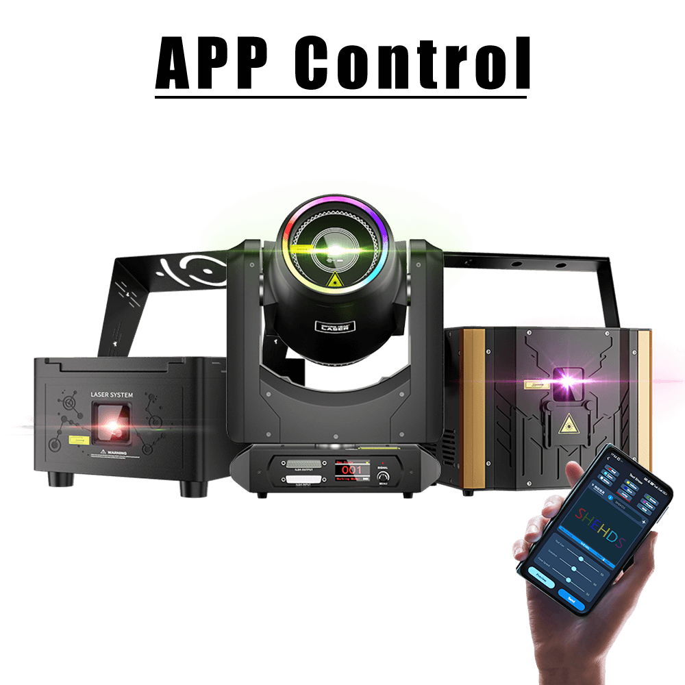 Constellaser Управляемый через приложение лазерный свет 12 Вт RGB серия анимационный сканер