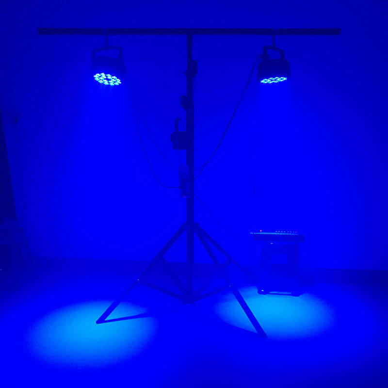 SHEHDS Плоский светодиодный Par-свет 18x12 Вт RGBW 4in1 алюминиевый сплав DMX512