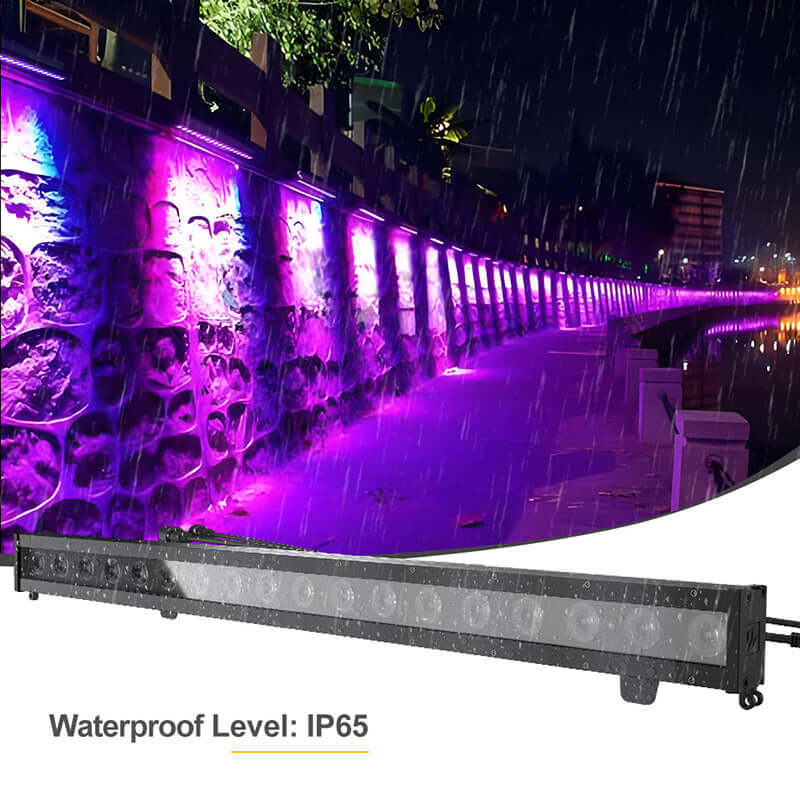 SHEHDS Водонепроницаемый светодиодный прожектор Wash Wall 18x10 Вт RGBWAUV / RGBLAC бесшумный для улицы