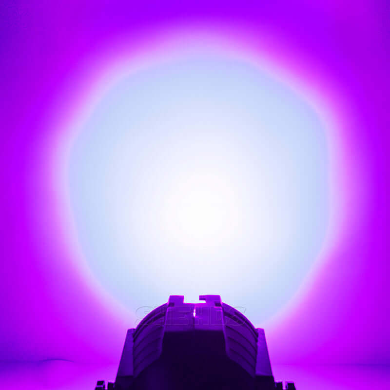 SHEHDS Мини светодиодный Par-свет 7x18 Вт 6in1 RGBWA+UV алюминиевый сплав