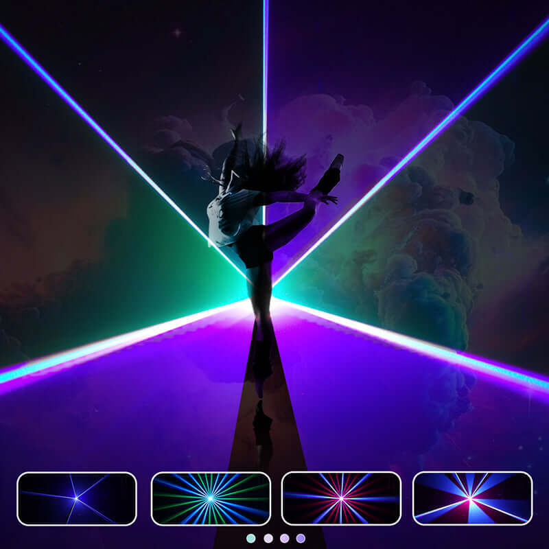 Constellaser Управляемый через приложение лазерный сканер анимации 6 Вт RGB серия