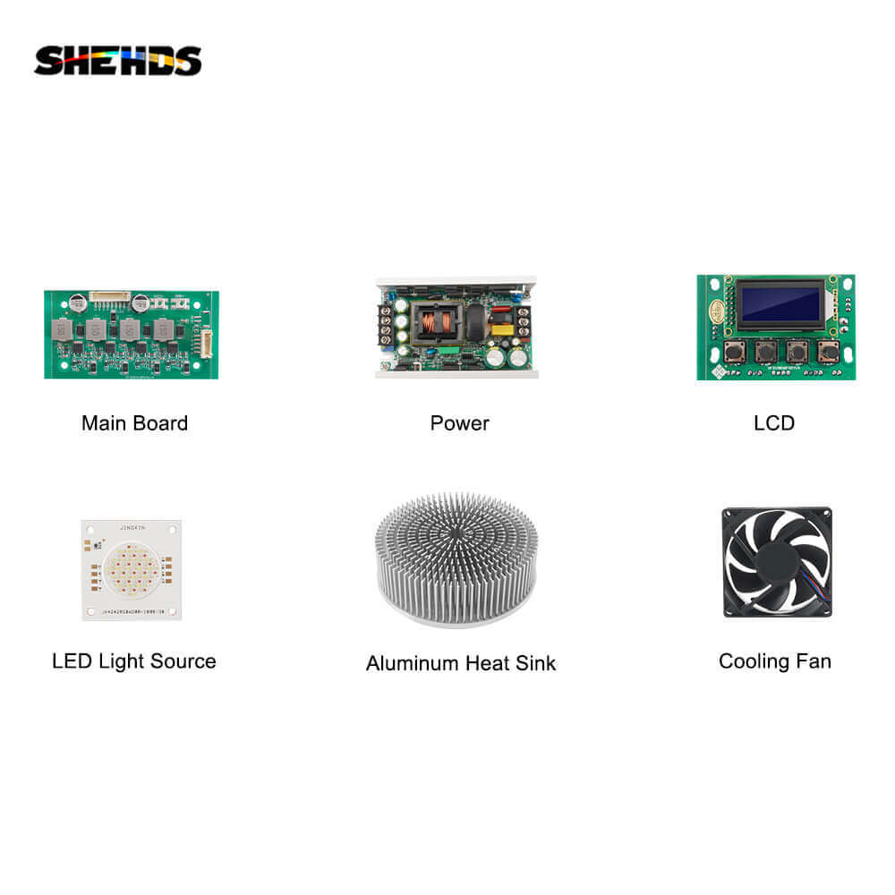 SHEHDS IP65 Водонепроницаемый светодиодный зум и Wash COB Par-свет 300 Вт RGBW 4in1