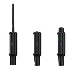 Беспроводной передатчик и приёмник DMX 512 2.4G с аккумулятором и OLED-сенсором для сценического света