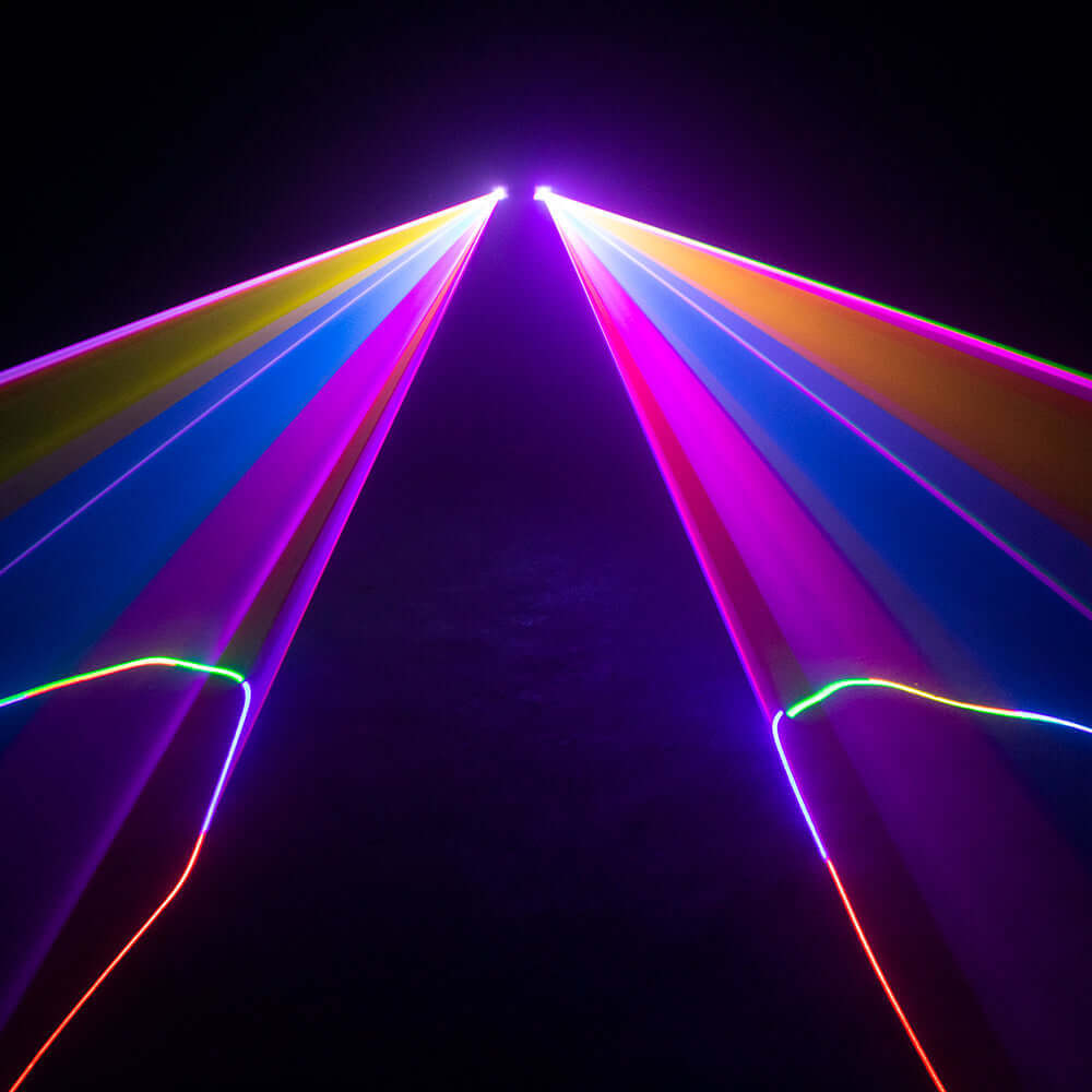 SHEHDS Двухлинзовый лазер RG и RGB