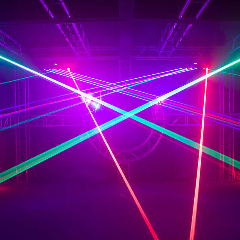 SHEHDS Лазерный сканер 3D RGB / RGB 3000 мВт DMX подвесной