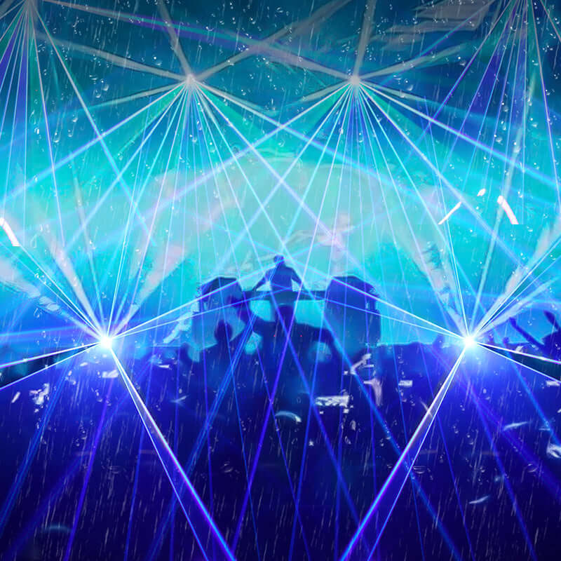 Constellaser Управляемый через приложение лазерный сканер анимации 6 Вт RGB серия