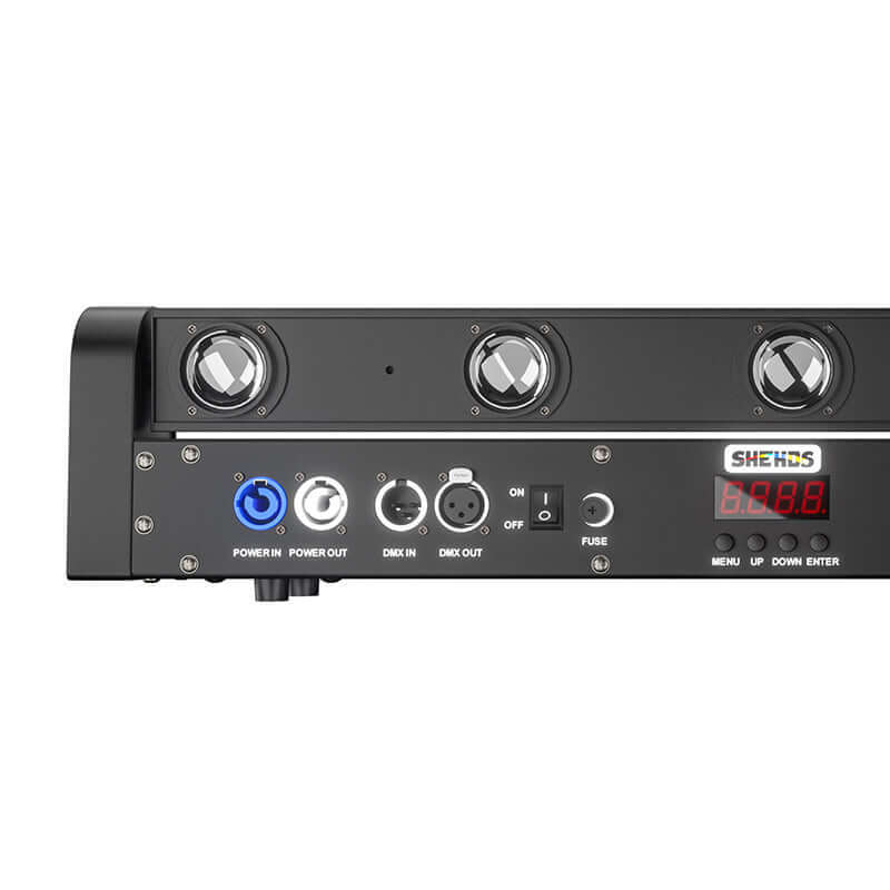 SHEHDS Светодиодный подвесной прожектор Beam 8x12 Вт RGBW для свадьбы и DJ-шоу