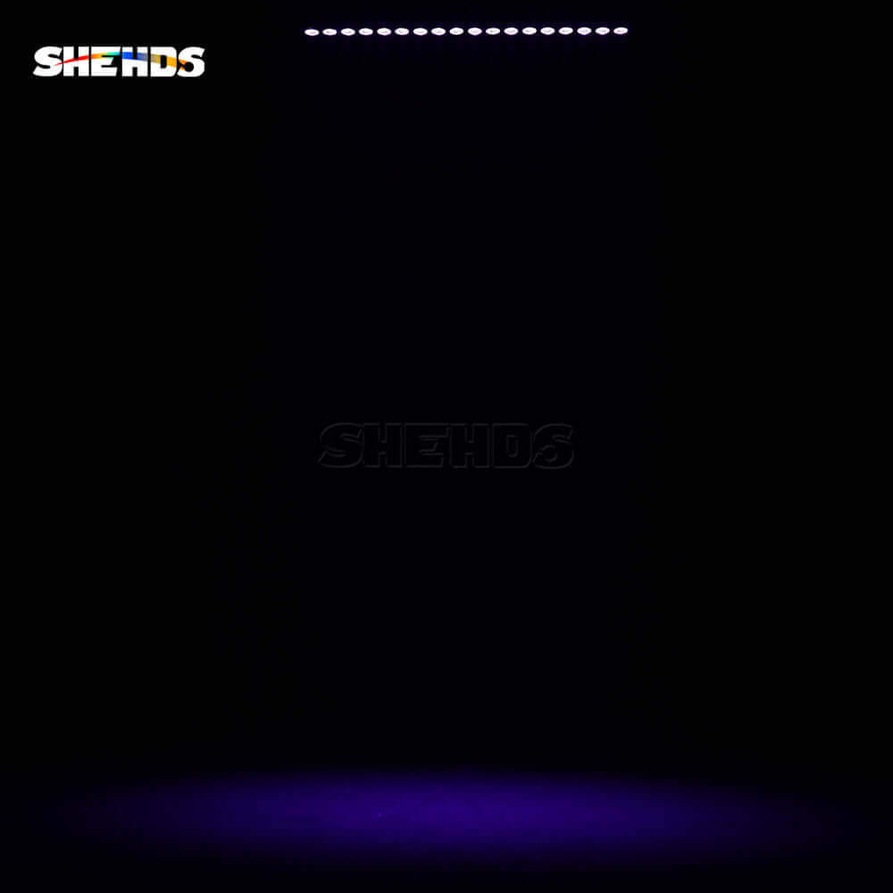SHEHDS Настенный светодиодный прожектор Wash 18x18 Вт RGBWA+UV с рециркуляцией воздуха для охлаждения