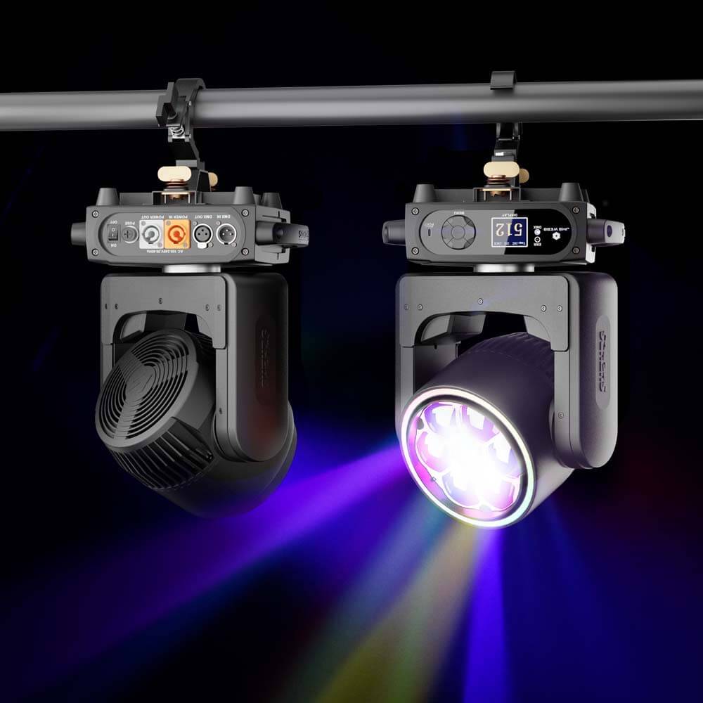 SHEHDS Светодиодный подвесной прожектор Bee Eye 7x40 Вт с зумом и Wash RGBW/RGBL/RGBLAC