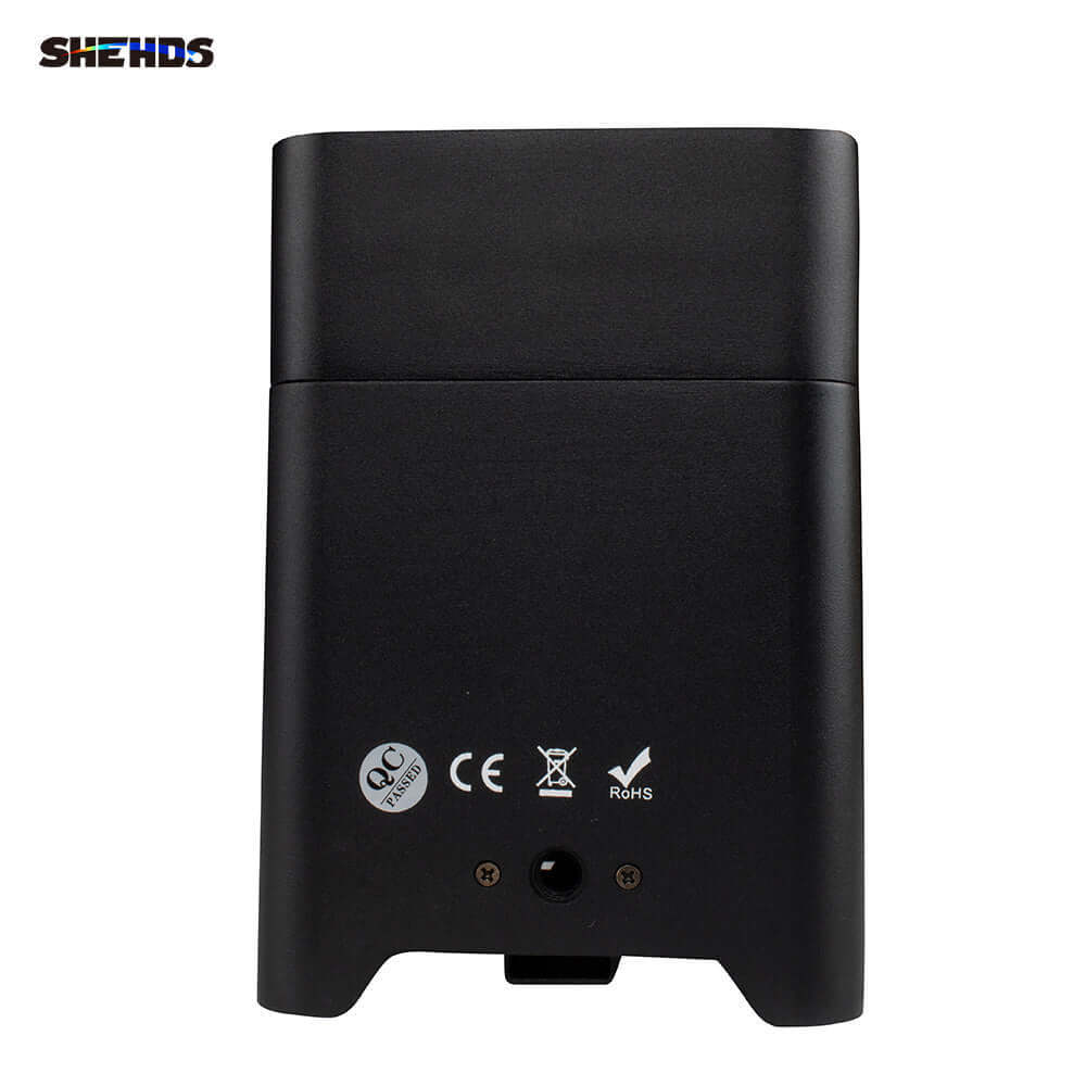SHEHDS Беспроводной аккумуляторный светодиодный uplight Par-свет 6x18 Вт 6in1 RGBAW+UV с пультом ДУ