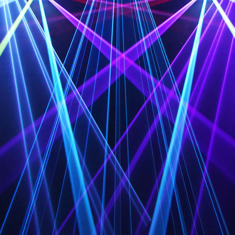 Constellaser Управляемый через приложение лазерная анимация полупроводниковый свет 6 Вт RGB с DMX512, ILDA и RJ45 Art-Net разъёмом