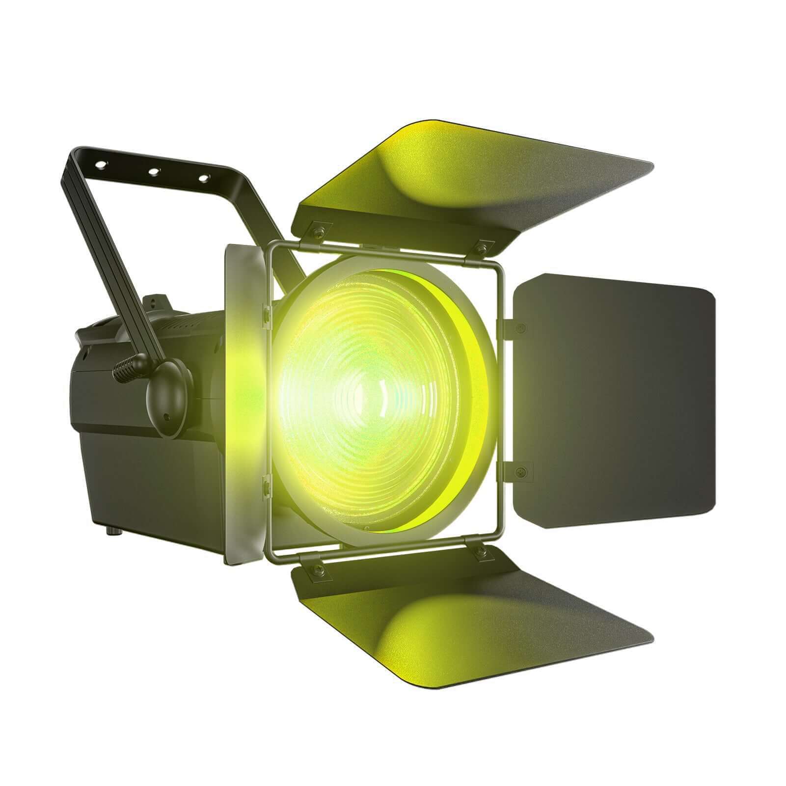 SHEHDS Прожектор Fresnel 250/350 Вт RGBWAUV/RGBLAC/RGBW/RGBL/тёплый+холодный белый со шторками и стробоскопом Pulse