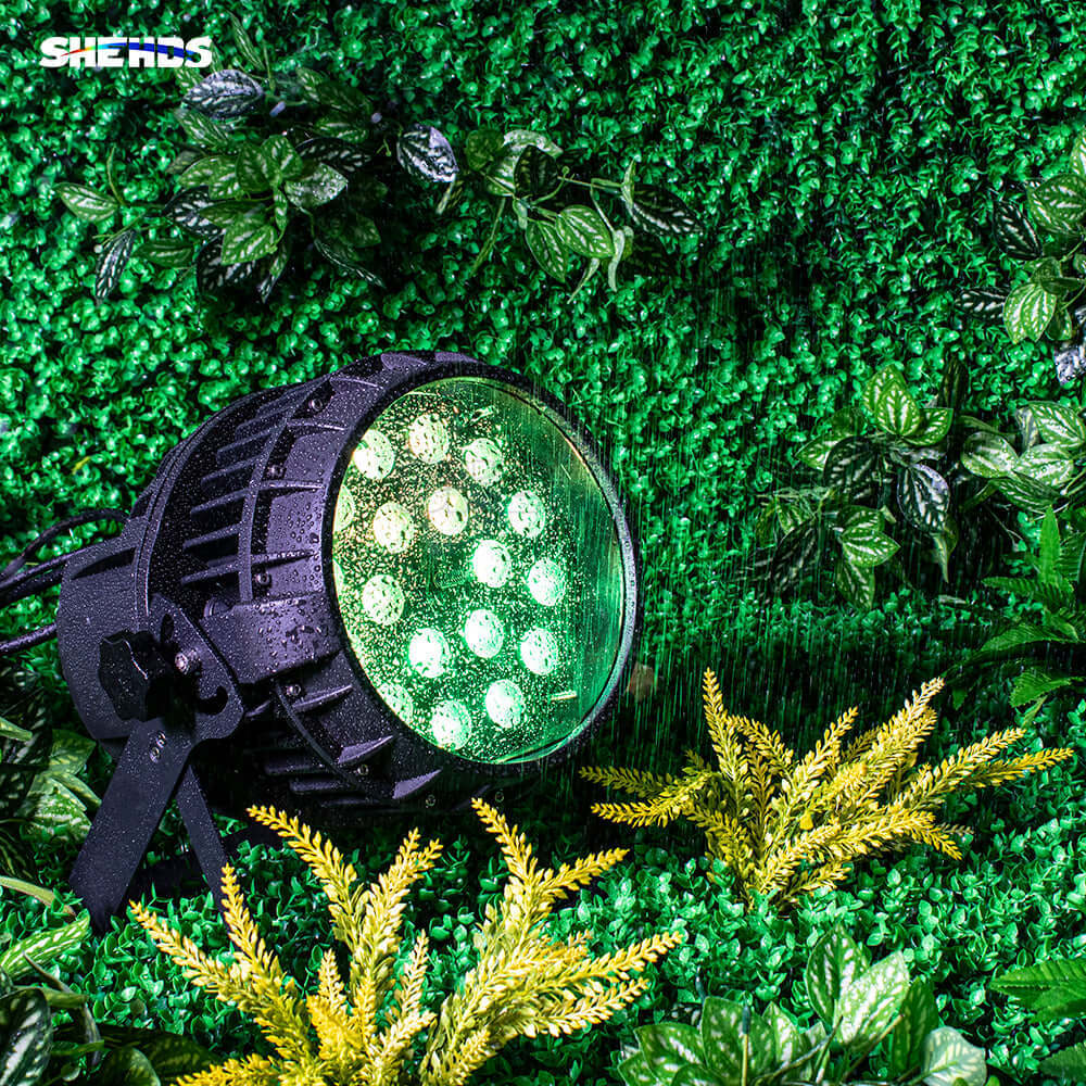 SHEHDS IP65 Водонепроницаемый светодиодный Par-свет зум 18x18 Вт 6in1 RGBWA+UV