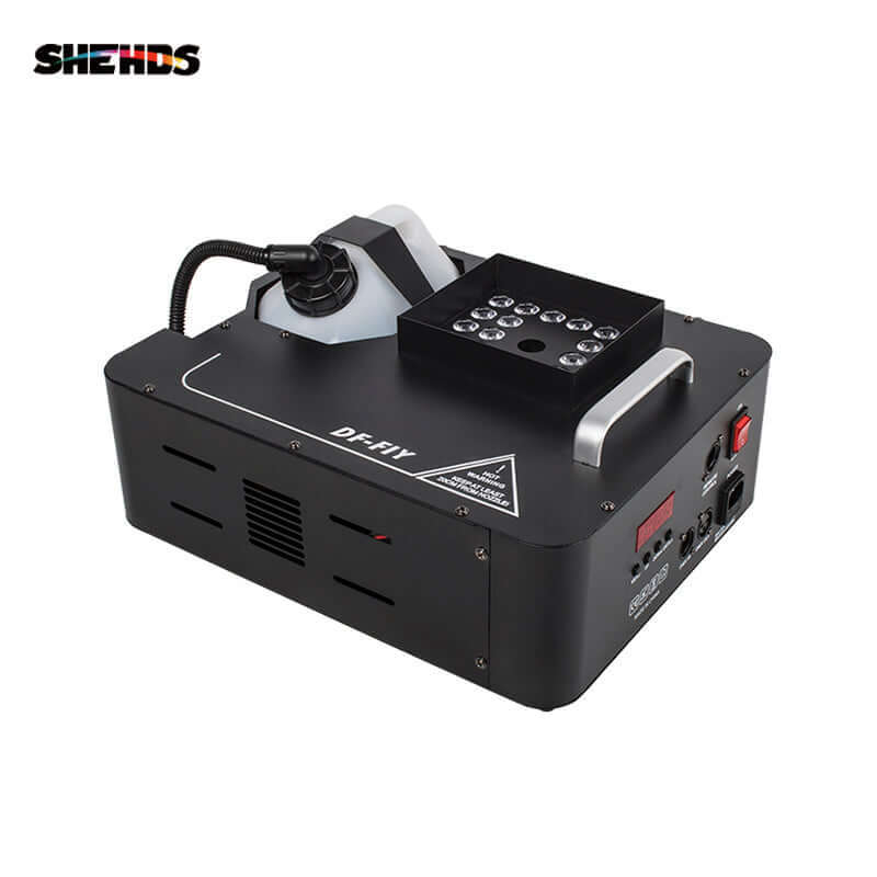 SHEHDS Дымовая машина 1500 Вт с 24x9 Вт RGB светодиодами