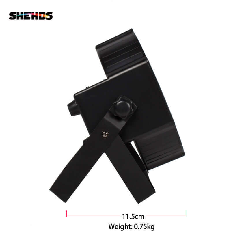 SHEHDS Тихий тонкий светодиодный Par-свет 7x18 Вт RGBWA+UV