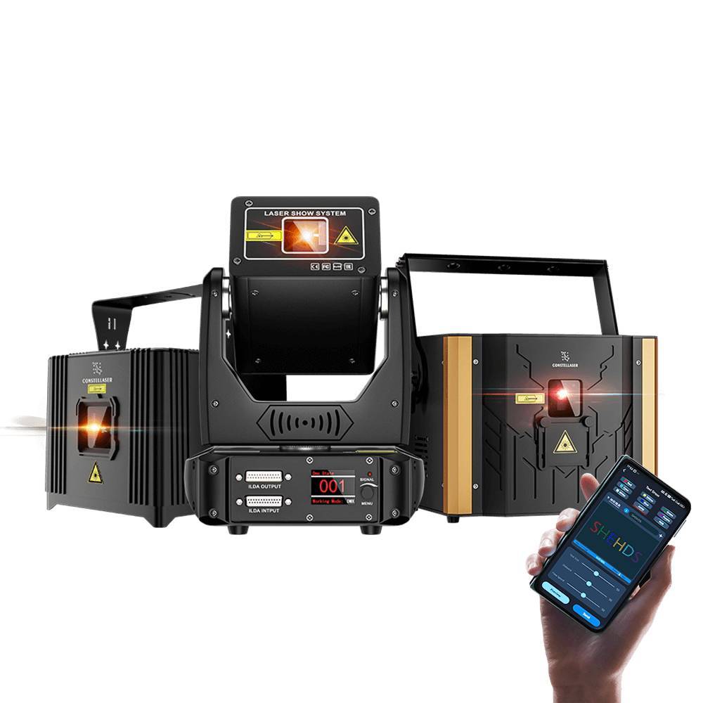 Constellaser Управляемый через приложение лазерный сканер анимации 6 Вт RGB серия