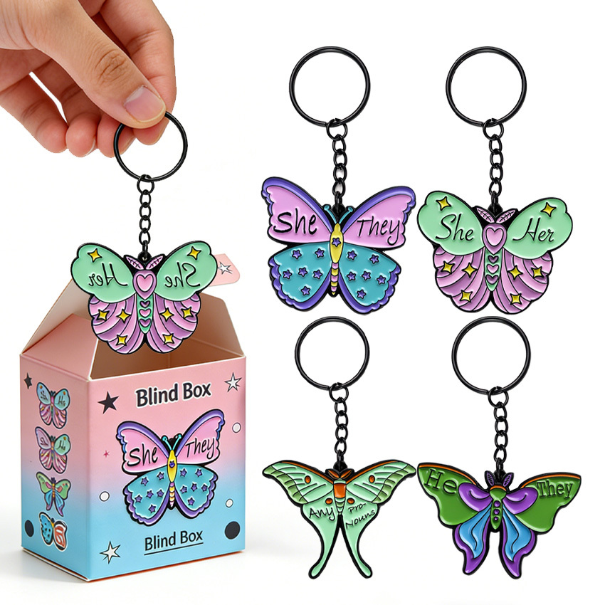 Guangzhou Mini Carved Metal Animal Blind Box Toy Keychain