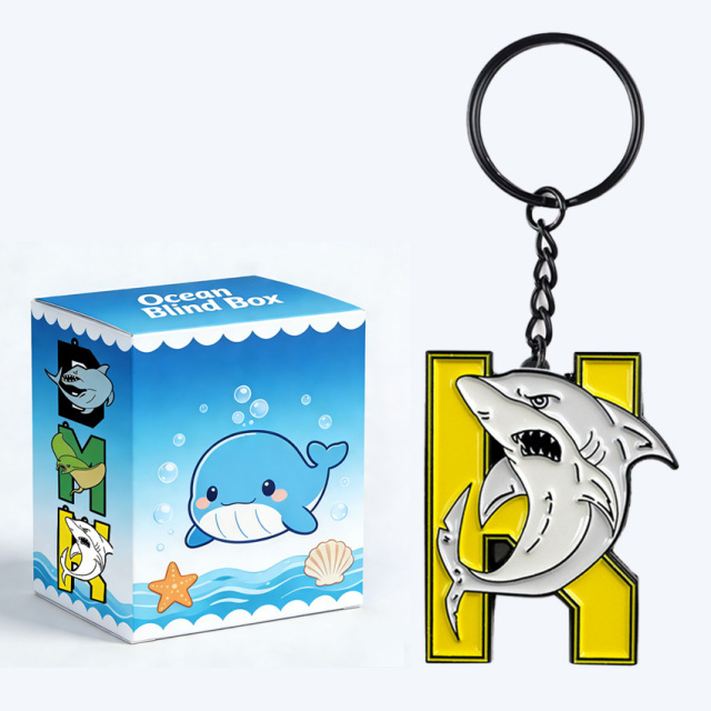 Guangzhou Mini Carved Metal Animal Blind Box Toy Keychain