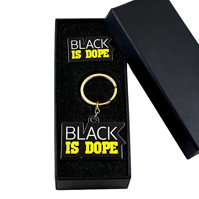 Free Customized Marketing Custom Keyring Travel Metal Custom logo with Packaging
