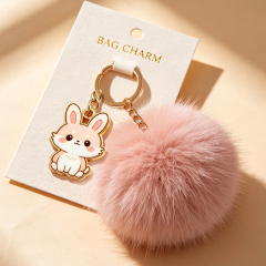 Wholesale Custom Small Plush Keychain Charms Manufacturer for Bag