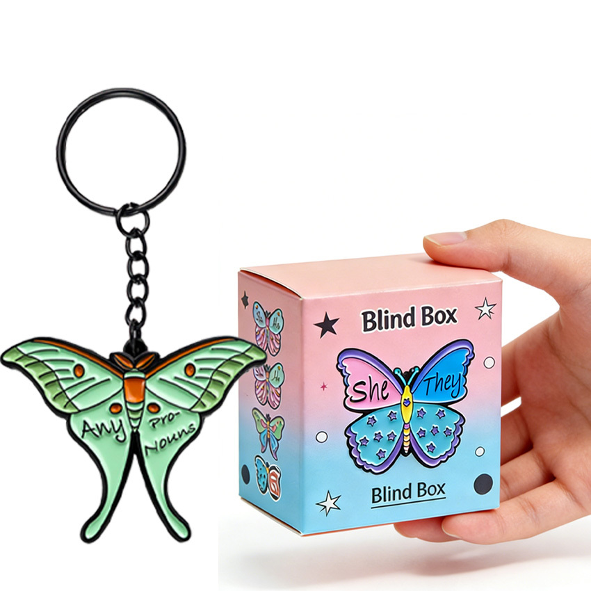 Guangzhou Mini Carved Metal Animal Blind Box Toy Keychain