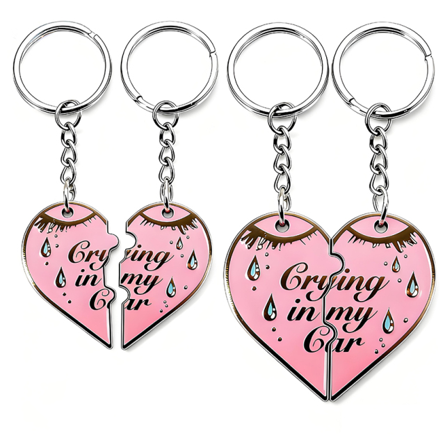 2026 Key Chain Acssesoriess Cute Metal Photo Envelope Cute Couple Keychain